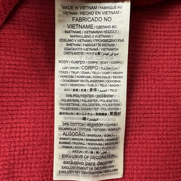 Oklahoma Sooners X Air Jordan Thermal Shirt Mens Small Waffle Knit Fleece Lined - Picture 7 of 7